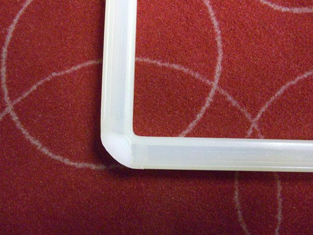 Vulkanisierte Außenecke mit Radius aus Fluorsilikon