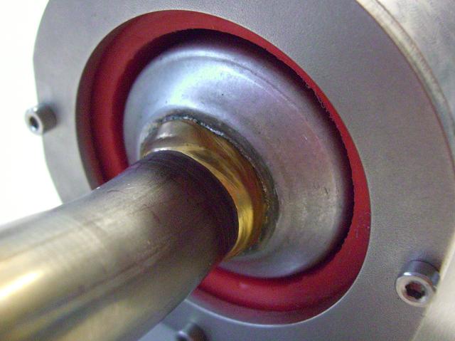 Doppelt aufblasbares Rohrprüfsystem aus rotem PU