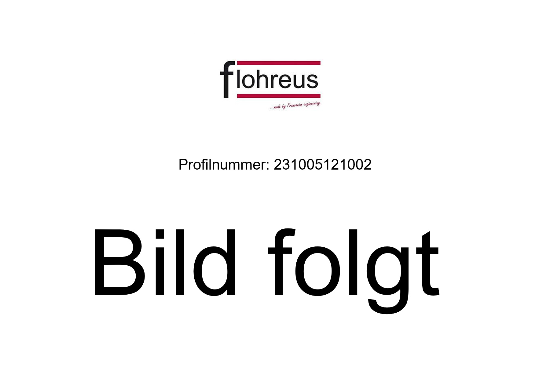 Abbildung von Profil Nummer 231005121002